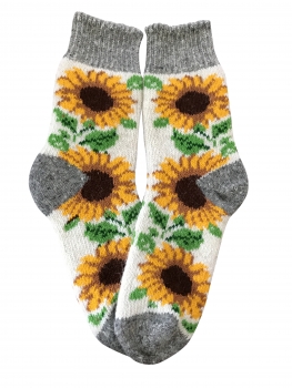 Kuschelsocken aus Schafwolle S17